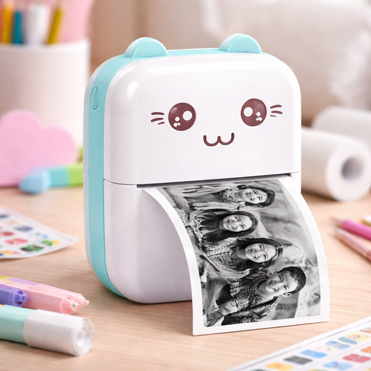 Mini Drukuś™ – Kreatywny Aparat Natychmiastowy | Druk Bez Tuszu | Idealny Prezent 🎁